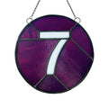 7 Train Glass Medallion