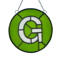 G Train Glass Medallion
