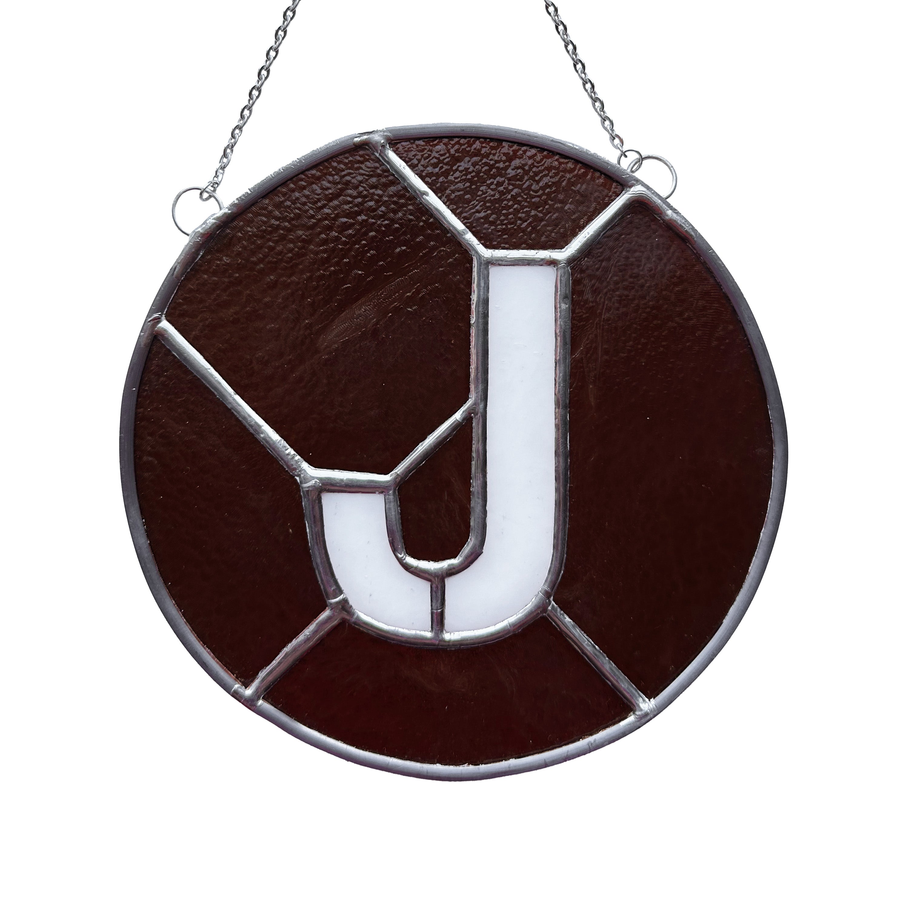 J Train Glass Medallion