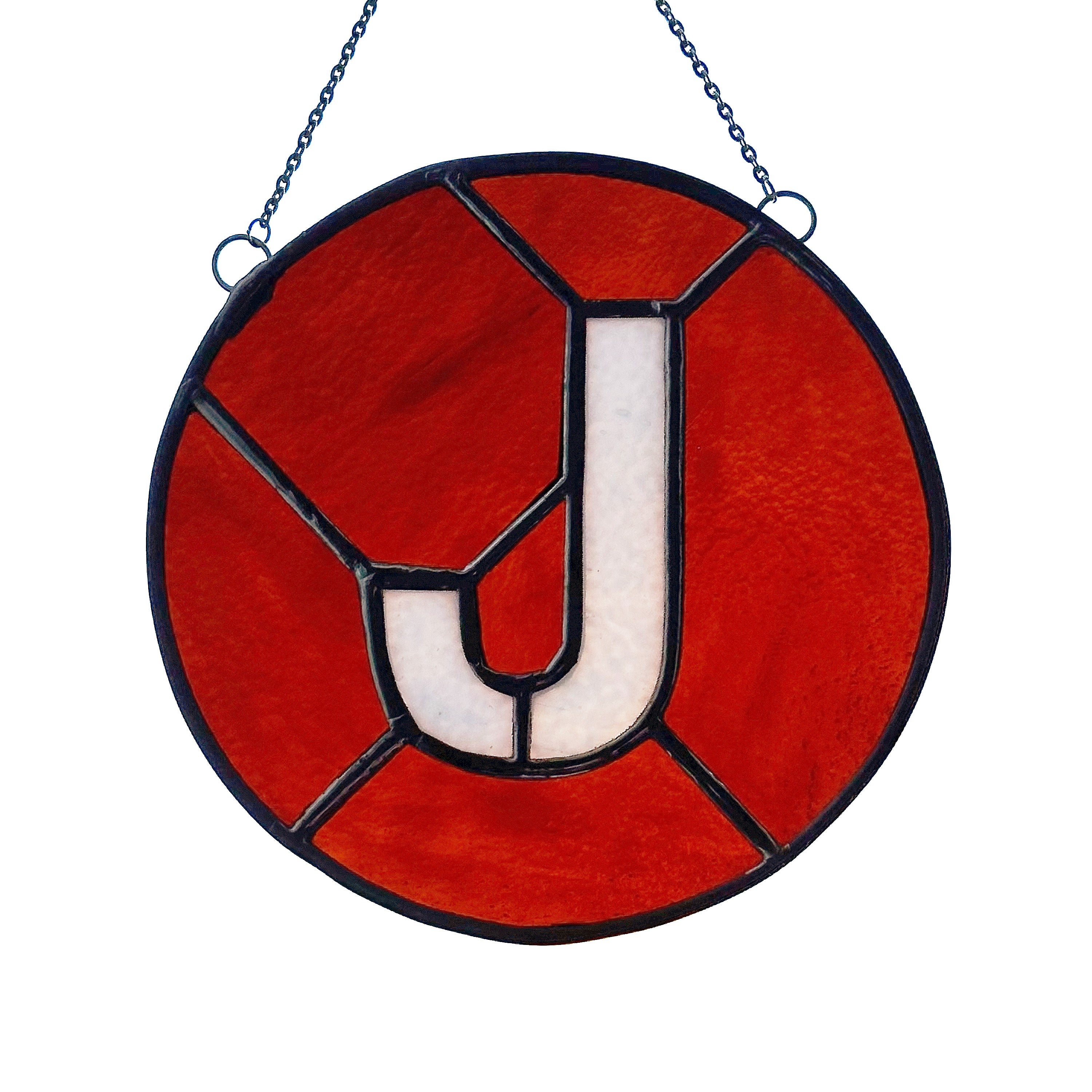 J Train Glass Medallion