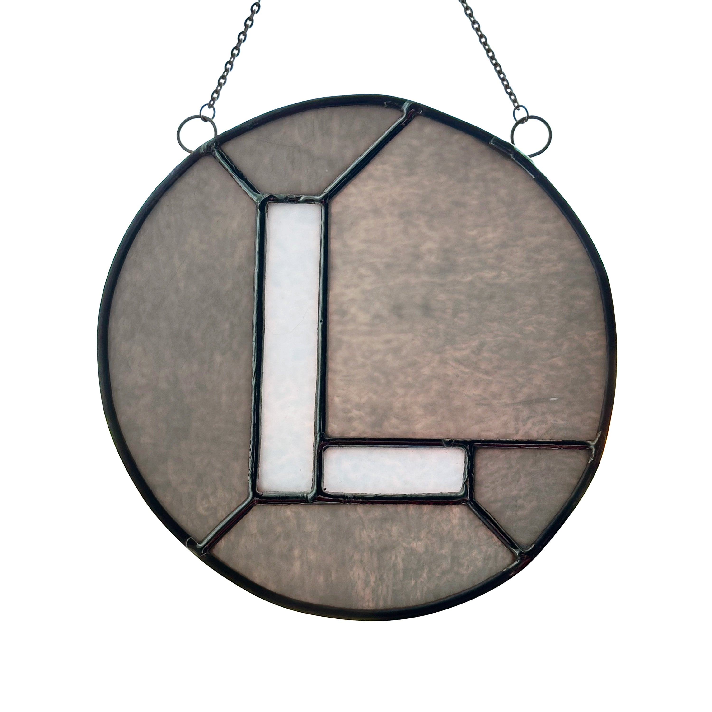 L Train Glass Medallion