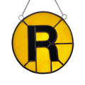 R Train Glass Medallion
